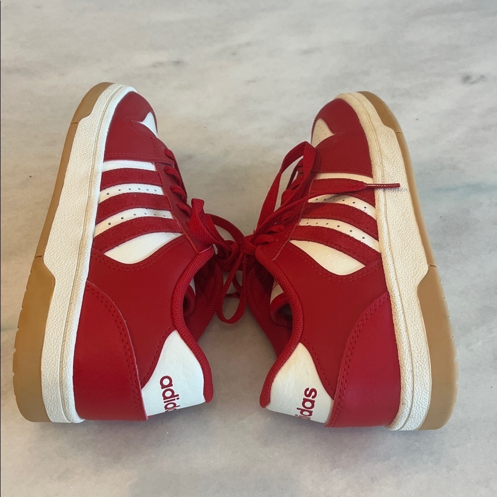 Adidas Like-New Break Start ‘Red Cloud White Gum’ Low Top Sneakers M 5/ W 6.5 - Picture 8 of 11